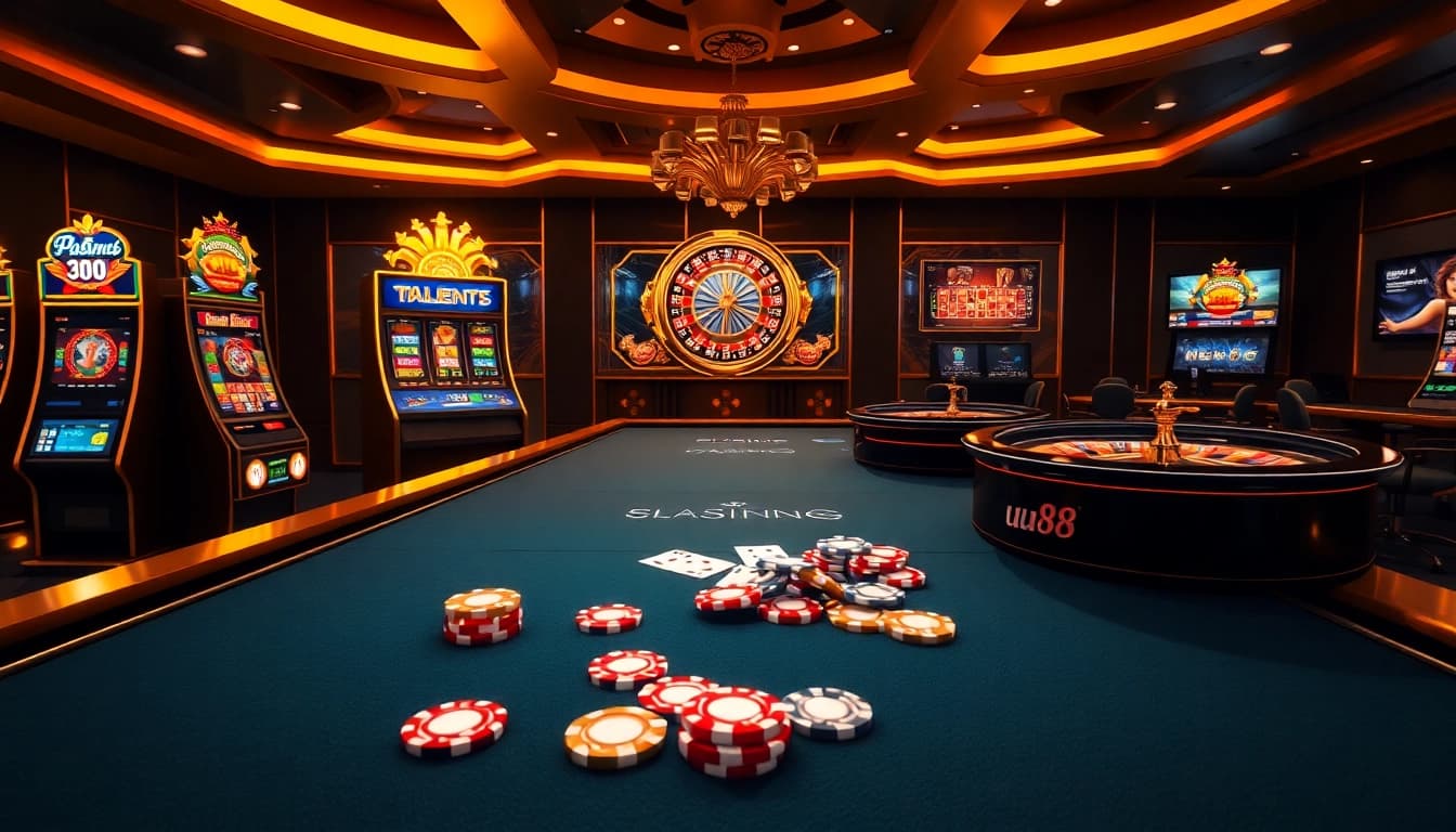 Experience the excitement of online gambling with uu88's vibrant and engaging gaming interface.