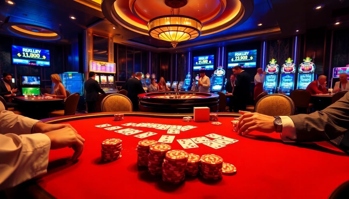 Experience high-stakes poker excitement and casino charm at https://luckywin.fan/ with vibrant gaming tables and thrilling atmosphere.