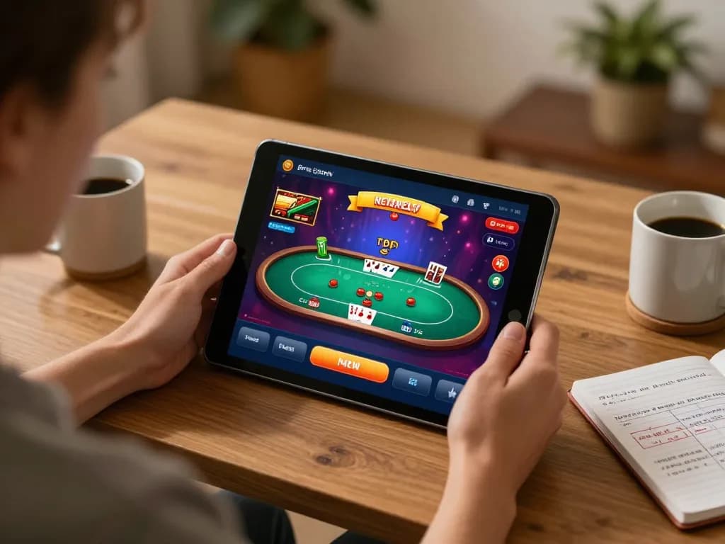 Play poker on kkwin app while enjoying a cozy home atmosphere with betting strategy notes