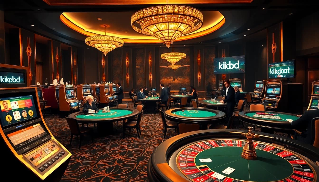 Experience the excitement of modern gambling in a stunning casino scene featuring kqbd betting highlights.