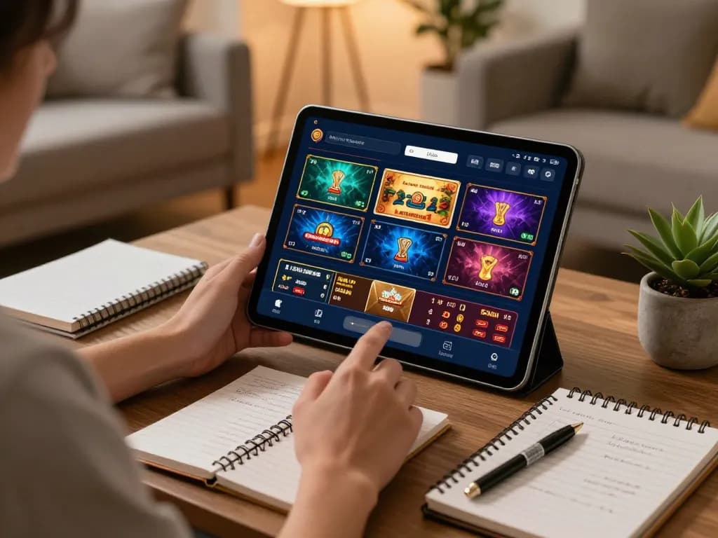 Engaging in online casino gaming at home, exploring options from Best Safe Non AAMS casinos.