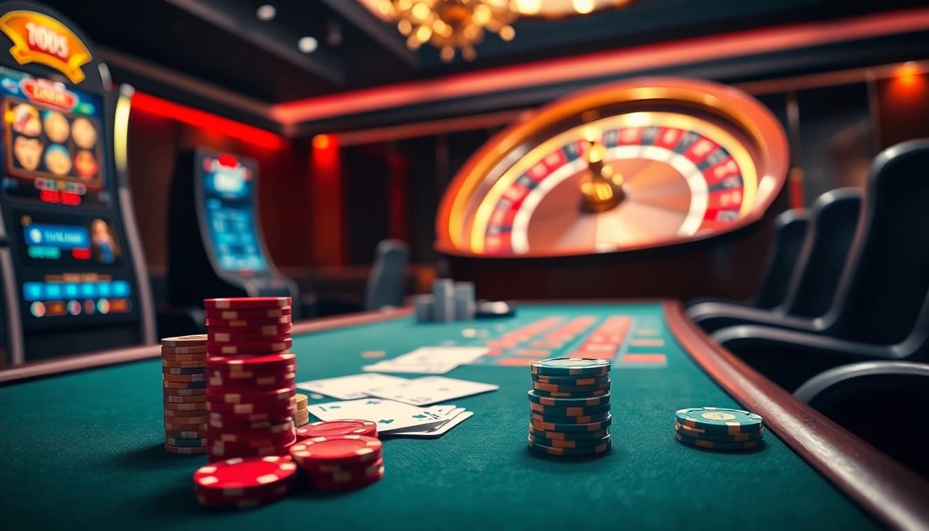 Experience the thrill of online gambling at https://9keonhacai.com/ with stunning slot machines and poker tables.