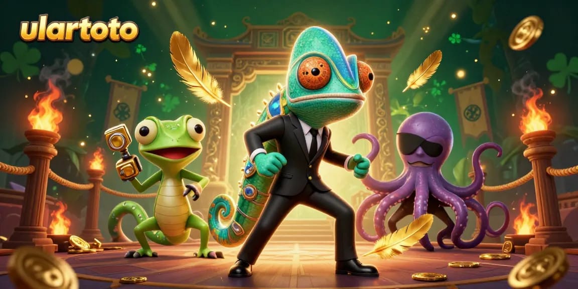 Experience exciting gameplay on ulartoto, where vibrant characters and golden elements enhance your gaming adventure.