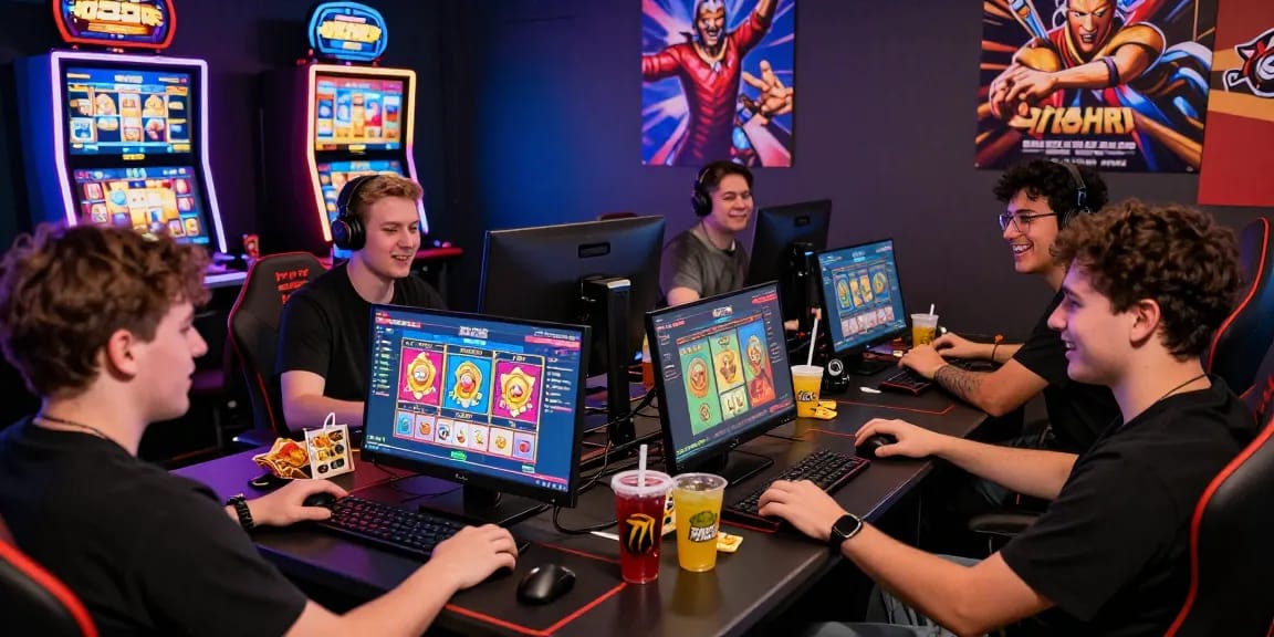 Players enjoying a thrilling gaming session on OSAKA88, showcasing vibrant gameplay and camaraderie.