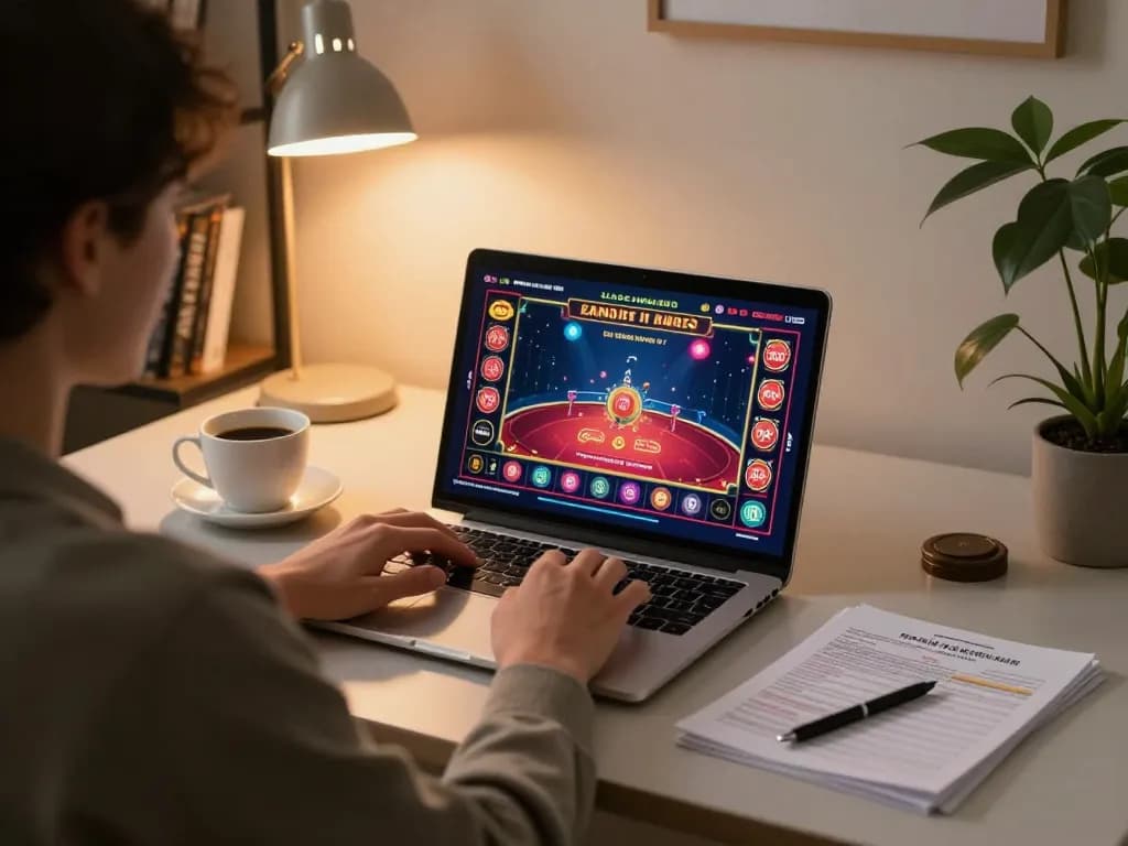 Experience online gaming at Trang Chủ O8 with strategy notes and a cozy home setting