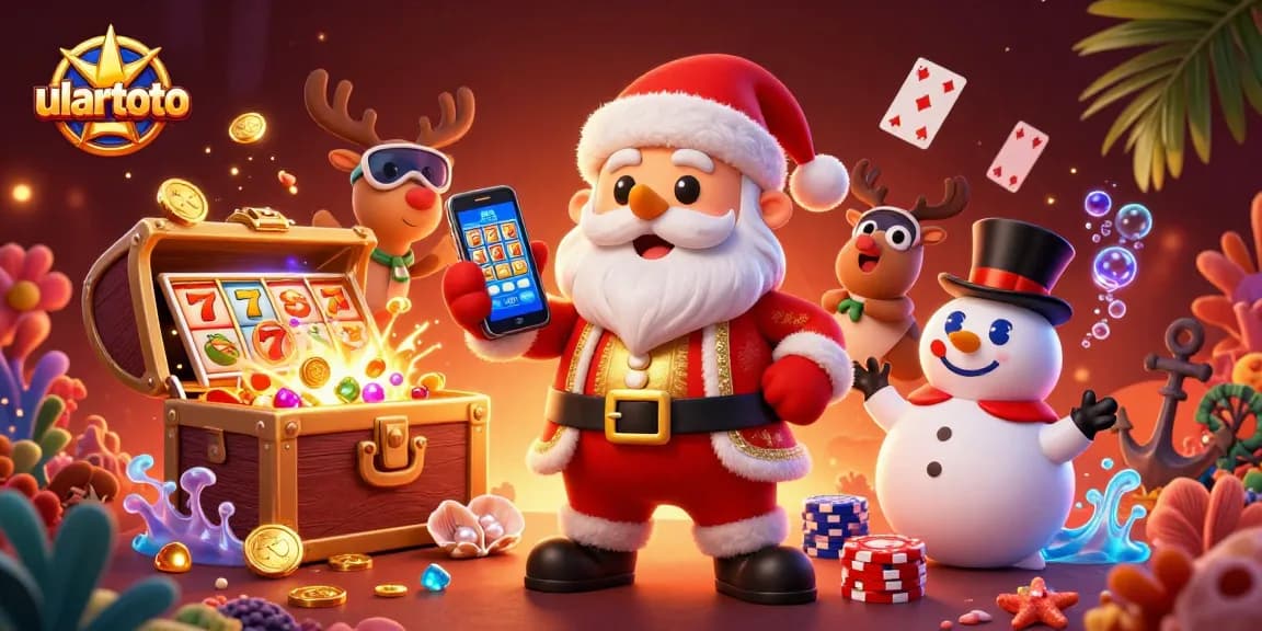 Menangkan jackpot di ulartoto dengan Santa Claus, rusa, dan salju dalam kasino yang gemerlap.