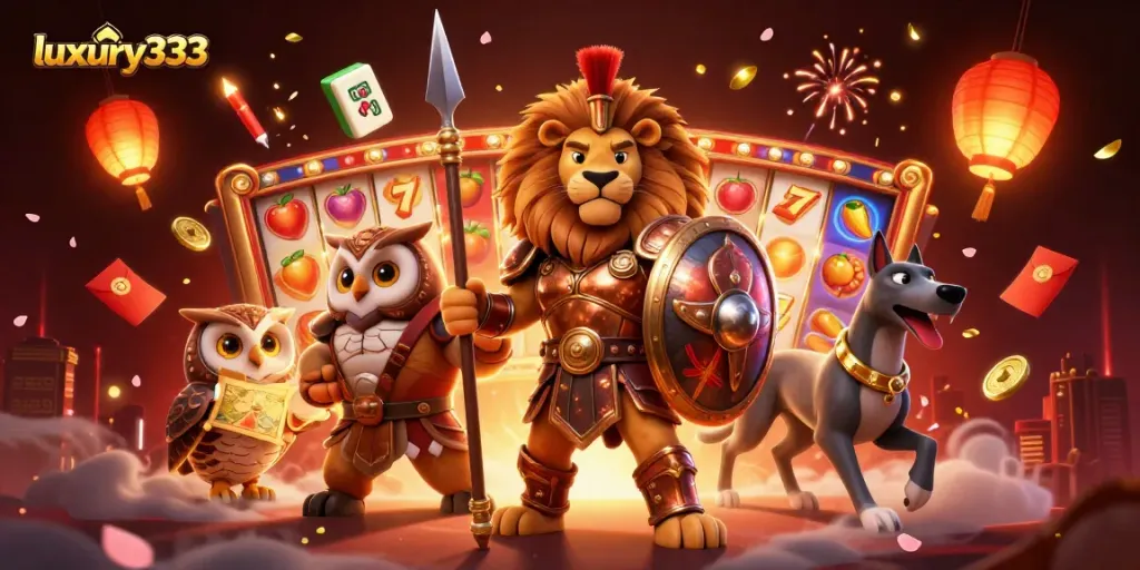 Luxury333 menghadirkan momen memukau dalam permainan slot dengan karakter menarik dan elemen beruntung.