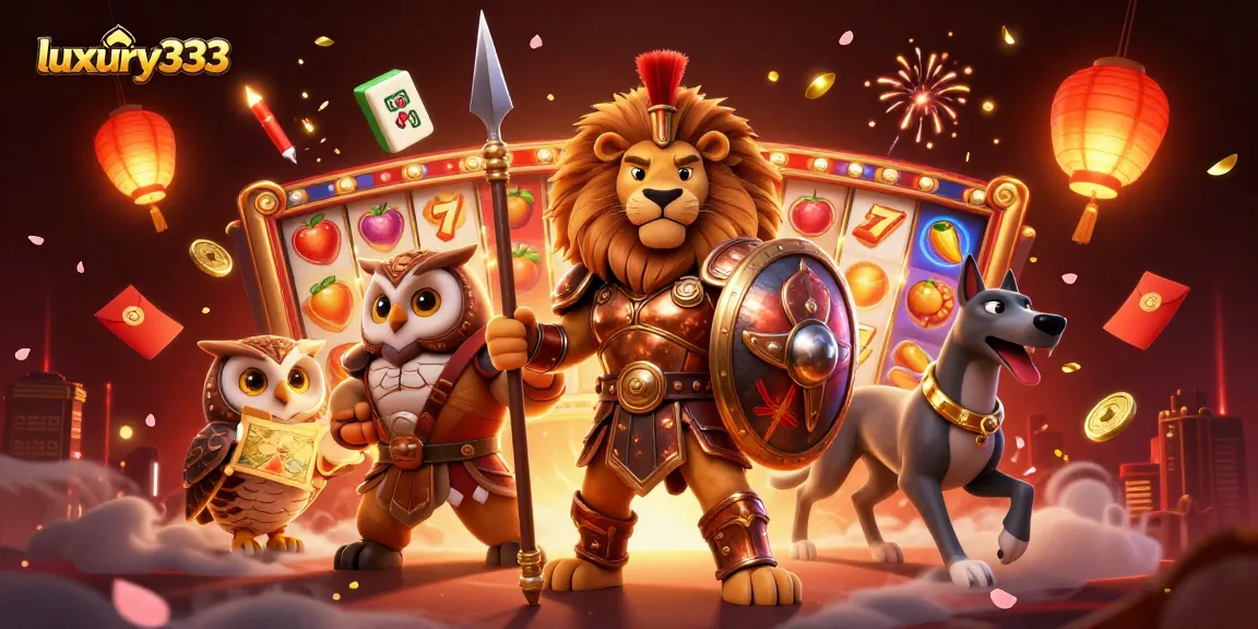 Luxury333 menghadirkan momen memukau dalam permainan slot dengan karakter menarik dan elemen beruntung.