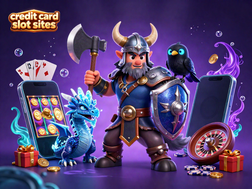 Engage with thrilling credit card slot sites featuring exciting games and vibrant characters.