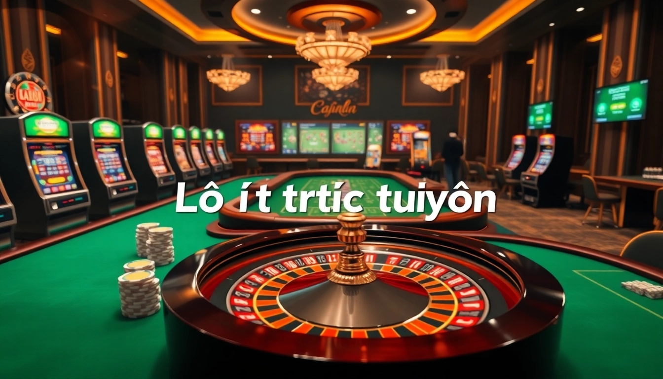 Visual representation of Lô đề trực tuyến with vibrant casino games and stylish betting options.