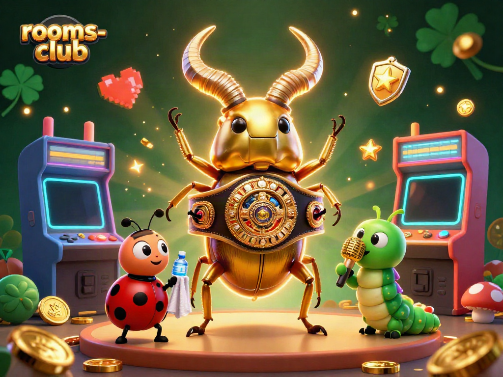 Permainan mendebarkan di rooms-club dengan serangan jackpot slot berkilau dan karakter menarik