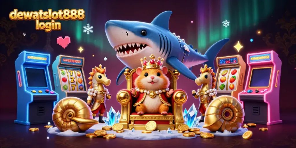 Melakukan login di dewataslot888 dengan gameplay slot berwarna warni dan simbol buah yang menonjol.