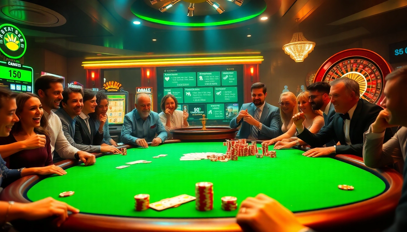 Experience the thrill of high-stakes poker at https://8xxcom.app/ with colorful chips and an inviting casino atmosphere.