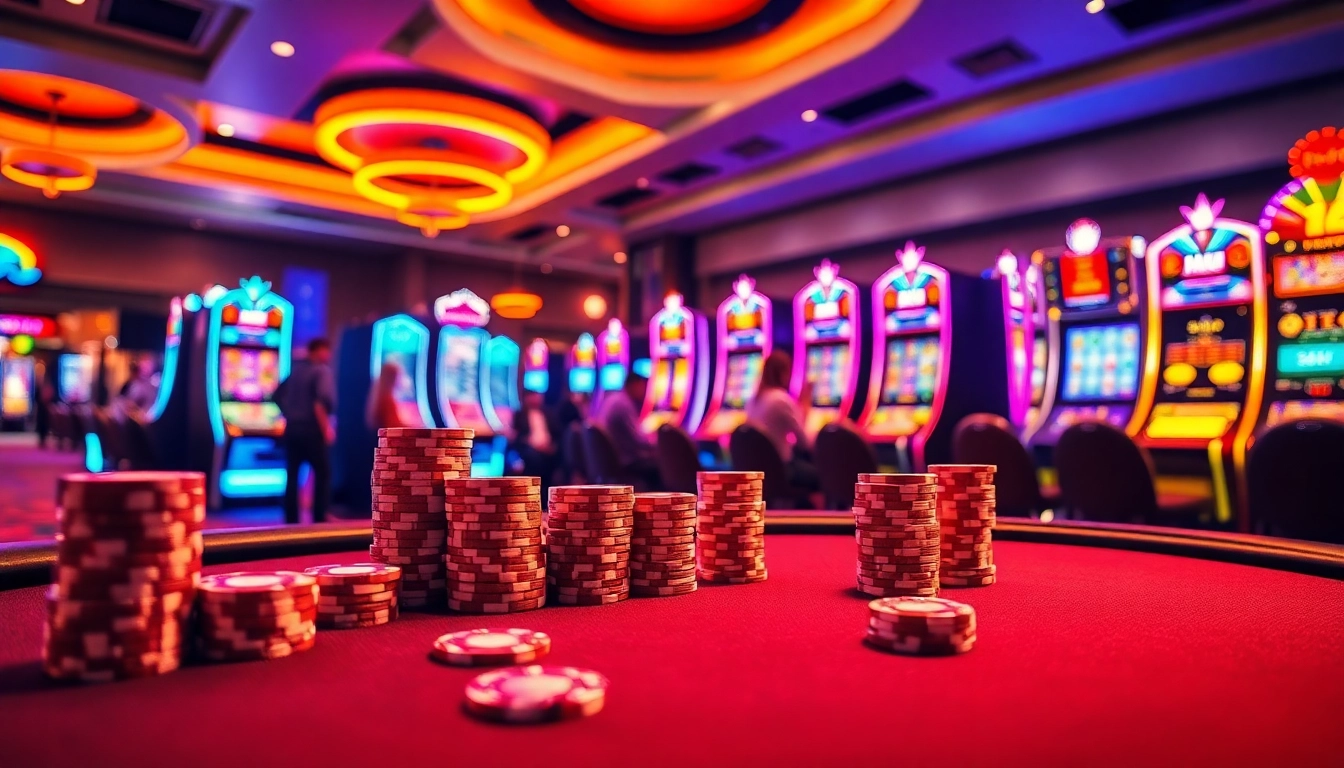 Experience thrill at https://rr88.auction/ with vibrant casino visuals featuring poker chips and online gaming.