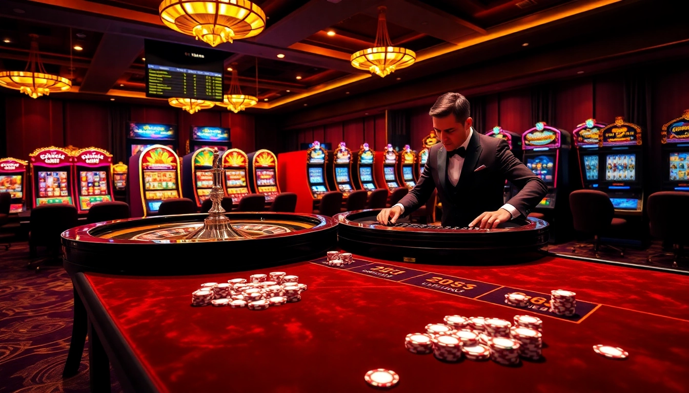 Experience thrilling gambling action at https://bong88.casa/ with vibrant roulette wheels and stylish poker tables.