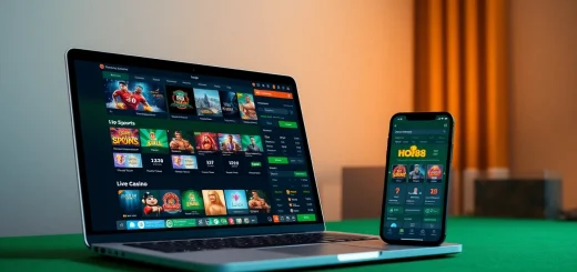 Ho88 online gambling platform showcasing diverse betting options and vibrant graphics.