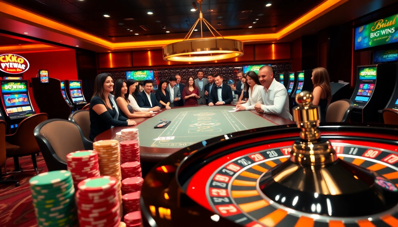 Experience the excitement of pg88 at a luxurious casino table with professional dealers and players.