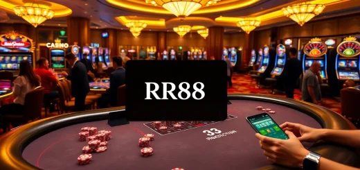 RR88 players enjoying a lively online casino atmosphere with vibrant games and secure betting experiences.
