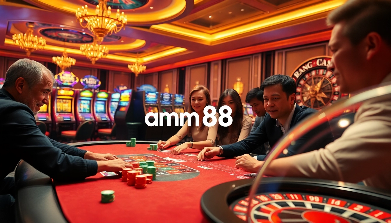 Experience the excitement of trang chủ mm88 with vibrant casino gaming and engaging poker action.