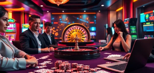 Exciting poker game at Hi88 casino with vibrant colors, chips, and cards.