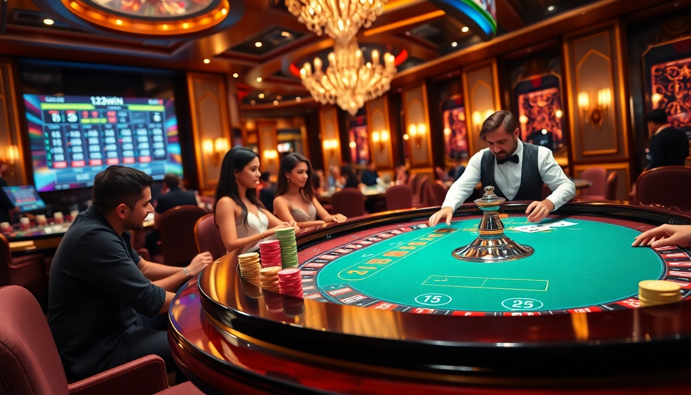 Experience the thrill of winning at 123win with vibrant casino action and professional dealers.