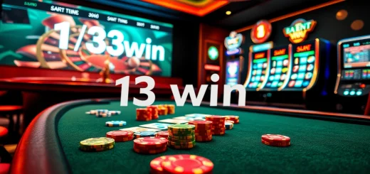 Experience thrilling casino action with 13win's vibrant gaming atmosphere and elegant gaming tables.