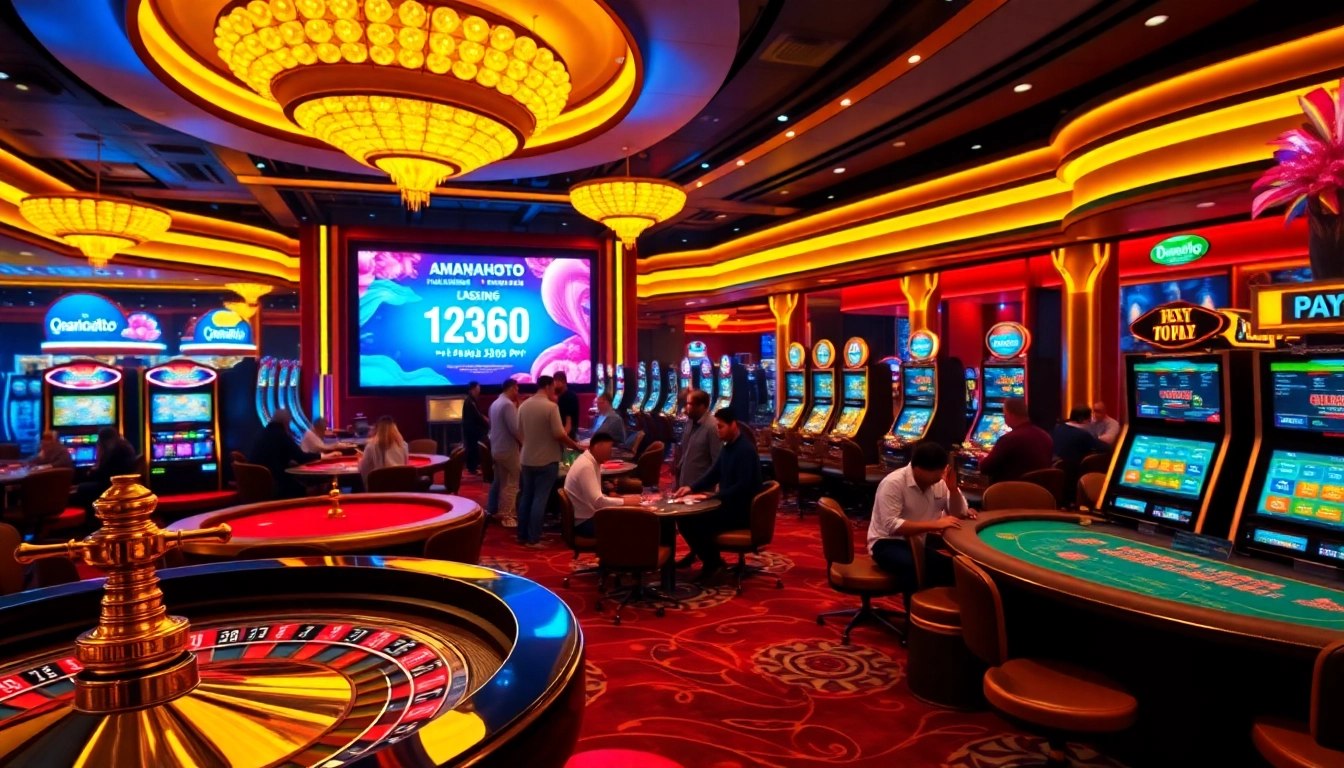 Experience the thrill of victory at amanahtoto casino with vibrant tables and exciting games.