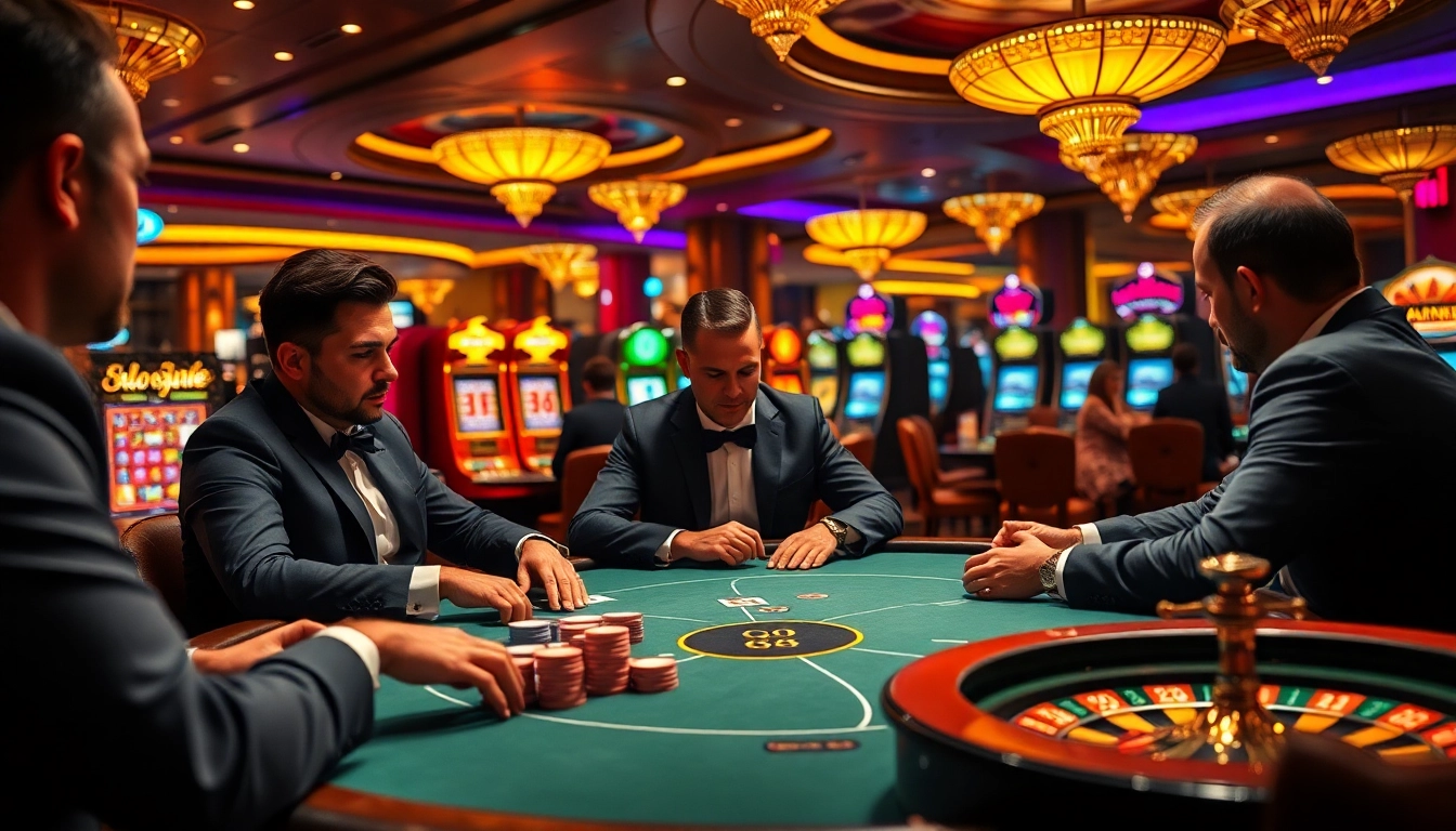 A professional QH88 casino scene capturing intense poker action with vibrant colors and immersive lighting.