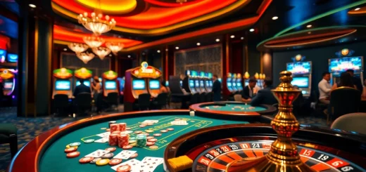Players enjoy exciting table games at XX88 casino with colorful chips and cards.
