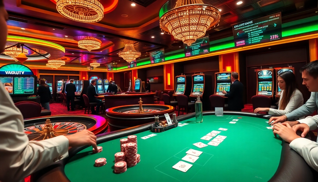 Experience the excitement of gambling with Vaoluoitv at luxurious casino tables.