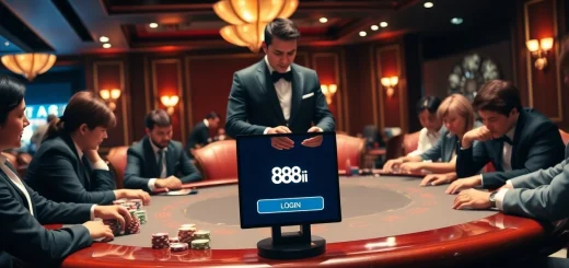 Experience đăng nhập 88i in a luxurious casino setting with vibrant colors and engaged players.