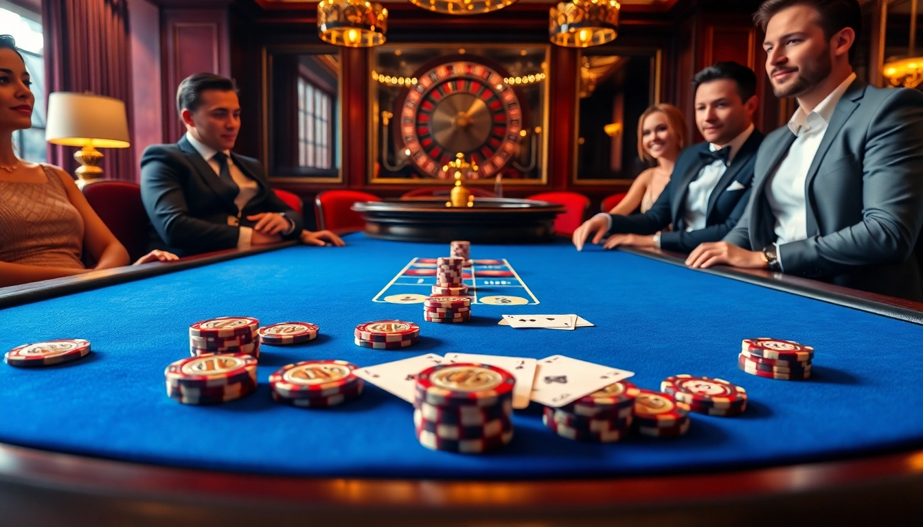 Experience thrilling gambling action at 8day with upscale poker tables and vibrant casino energy.