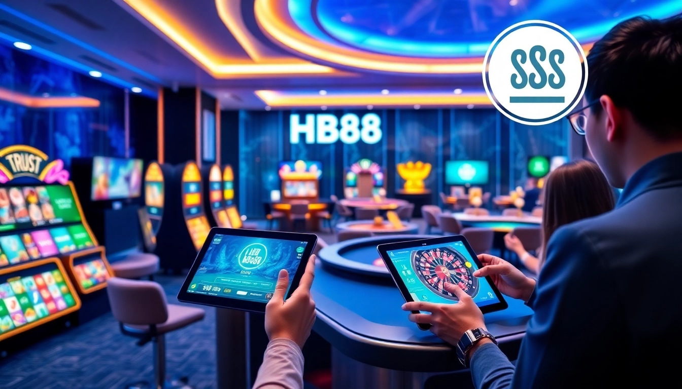 Experience the excitement of HB88's online casino with vibrant gaming and secure environment.