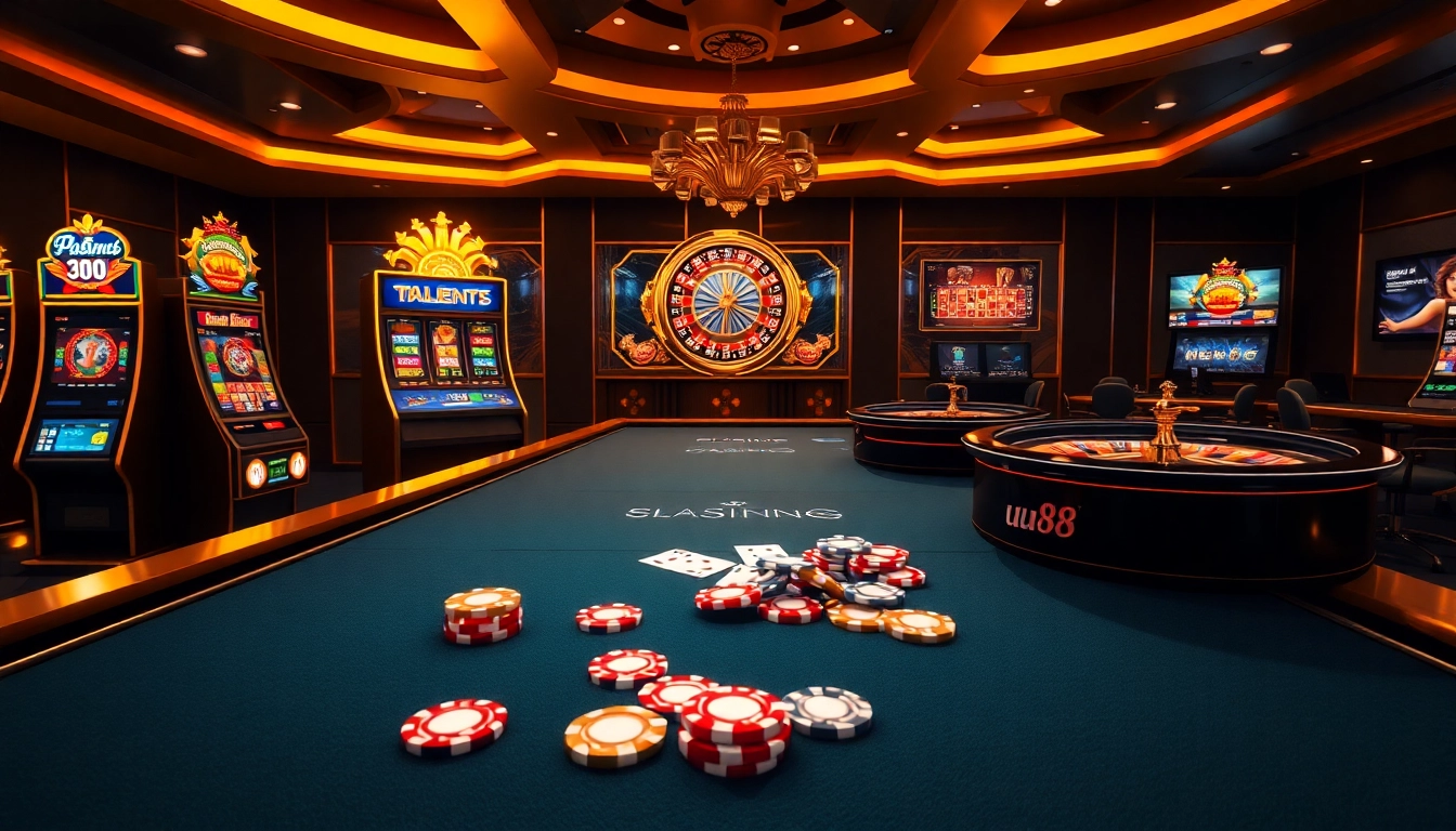 Experience the excitement of online gambling with uu88's vibrant and engaging gaming interface.