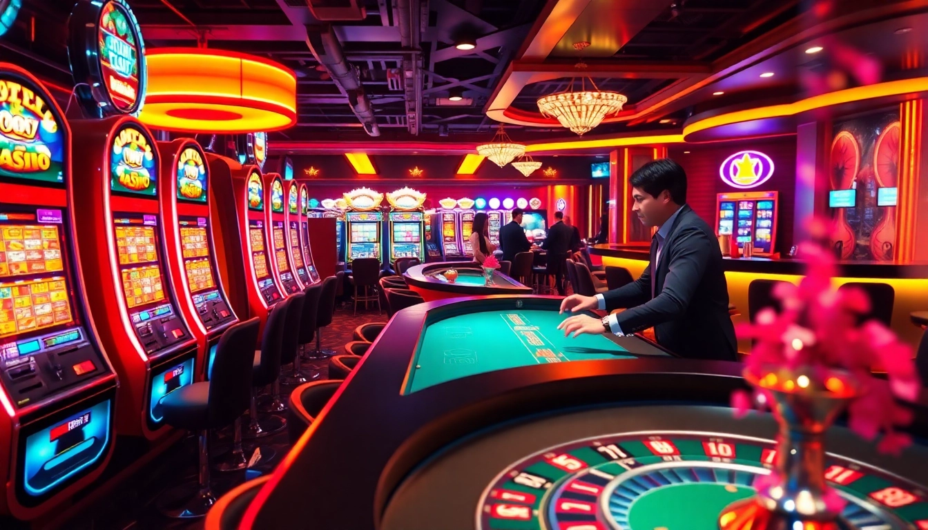 Betrupi Giriş ile heyecan verici bir casino atmosferinde rulet masası önünde bahis yapma anı.