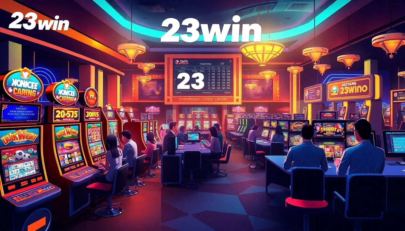 Experience the thrill of online gambling with 23win’s vibrant casino atmosphere.