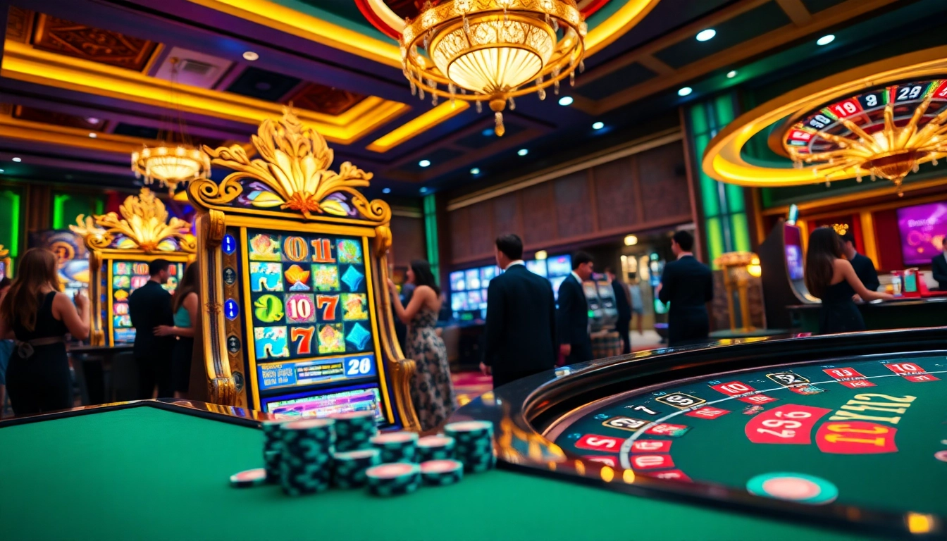 Experience the thrill of PGSlot with luxurious casino games and elegant players in action.