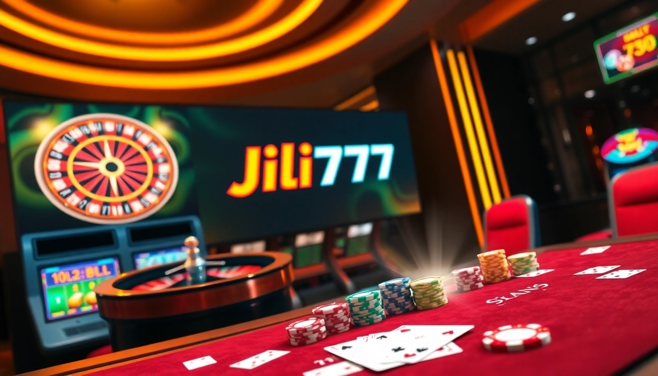 Engage in thrilling online gaming at Jili777 Fit with vibrant roulette and slot machines.