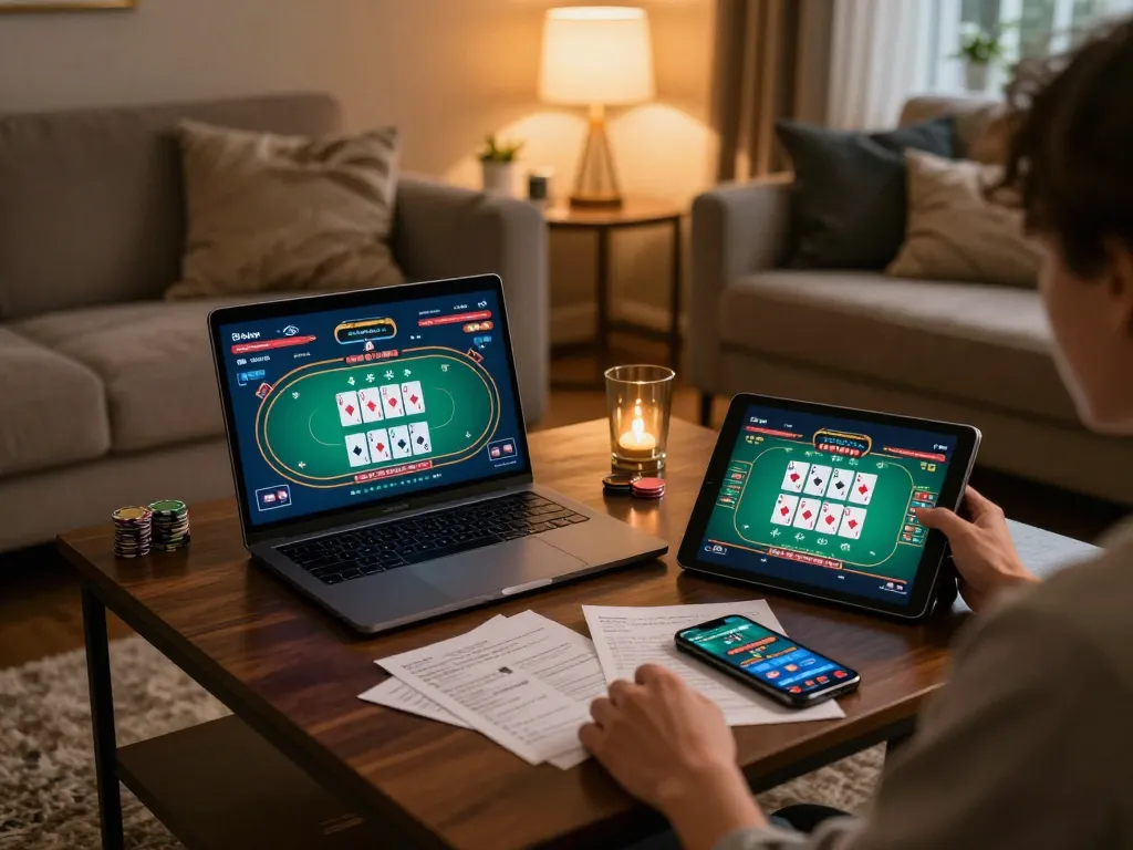 Player winning strategies on kp88 gaming app in cozy home setup