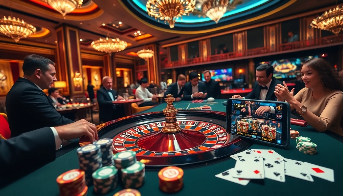 S8 players strategizing their next move at an exciting casino table with premium chips and cards.