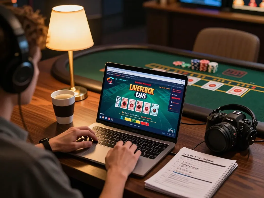 Engage with tt88 link while playing a thrilling online blackjack game at home.