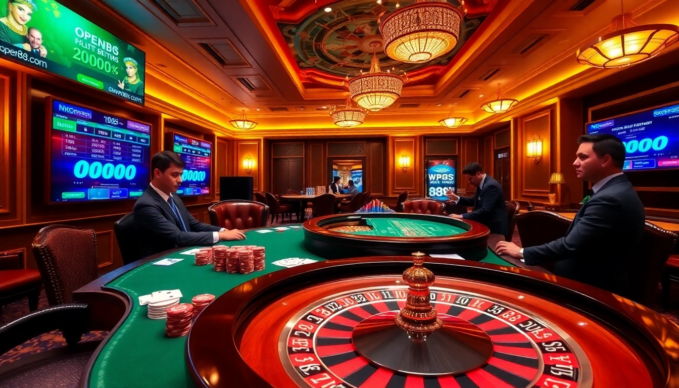 Experience thrilling gameplay at open88.com with vibrant casino games and poker action.