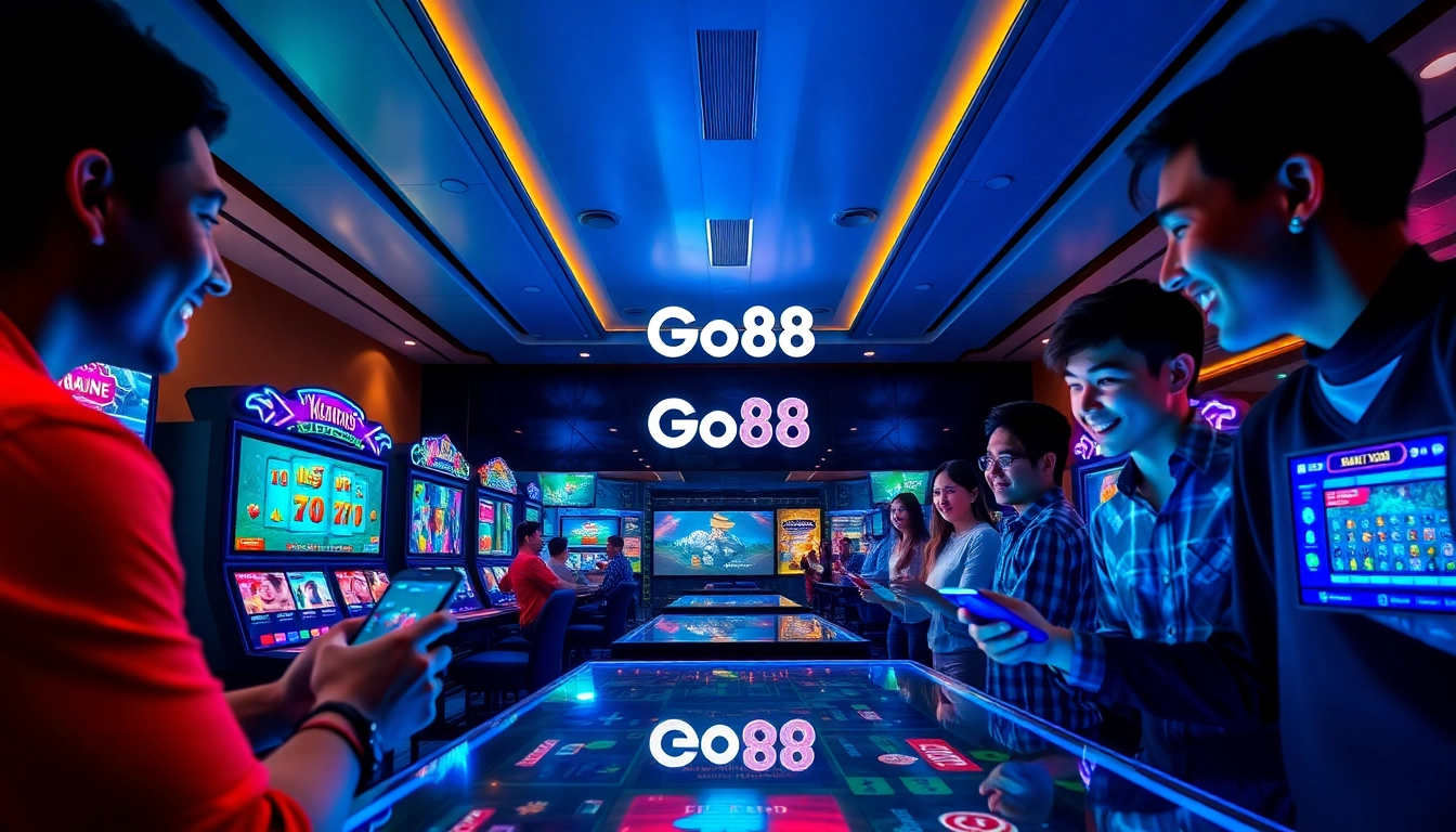 go88 online casino platform showcasing vibrant games and interactive gameplay.