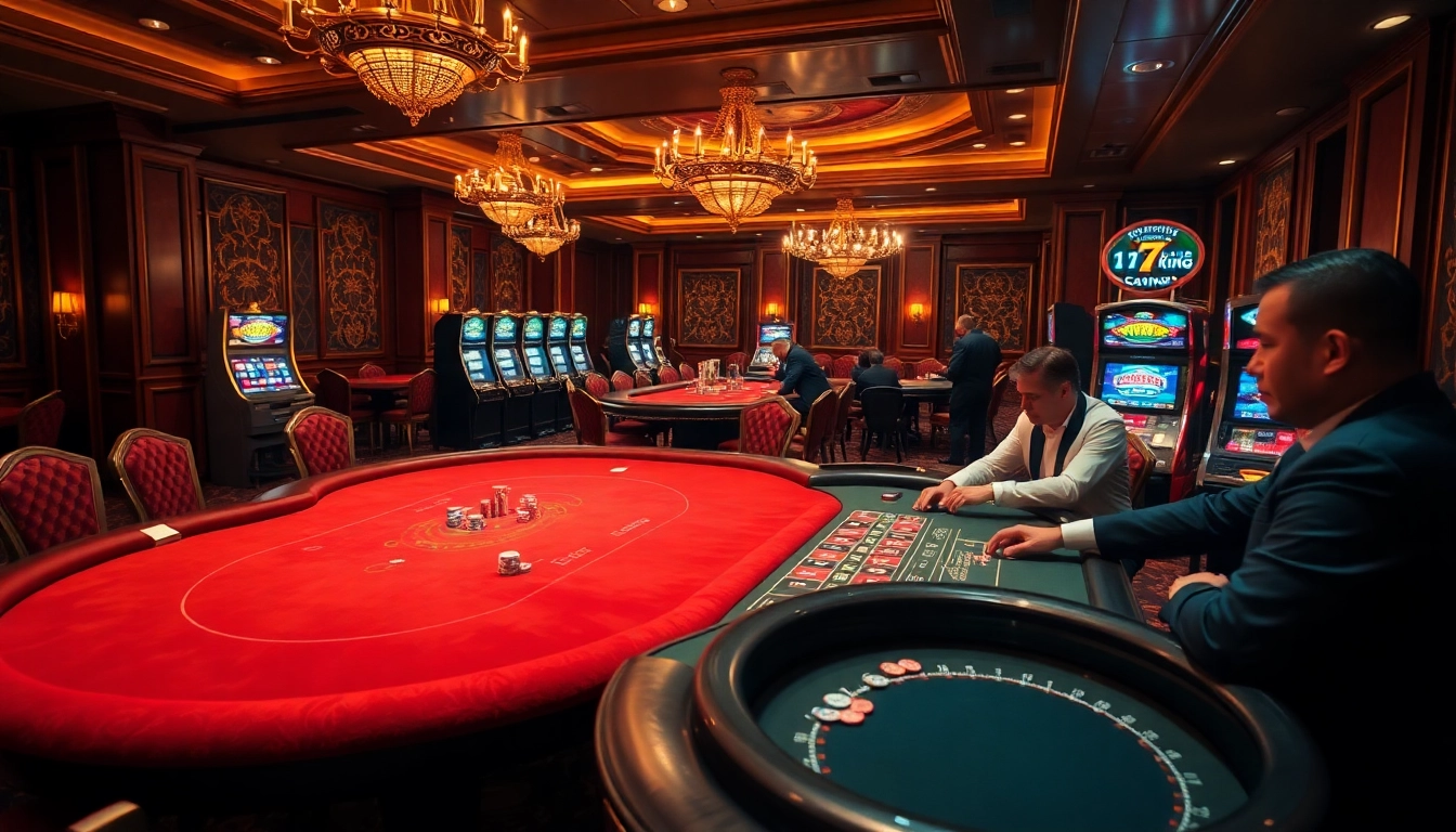 Engaged players at 79king casino celebrating a big win while enjoying the vibrant atmosphere.