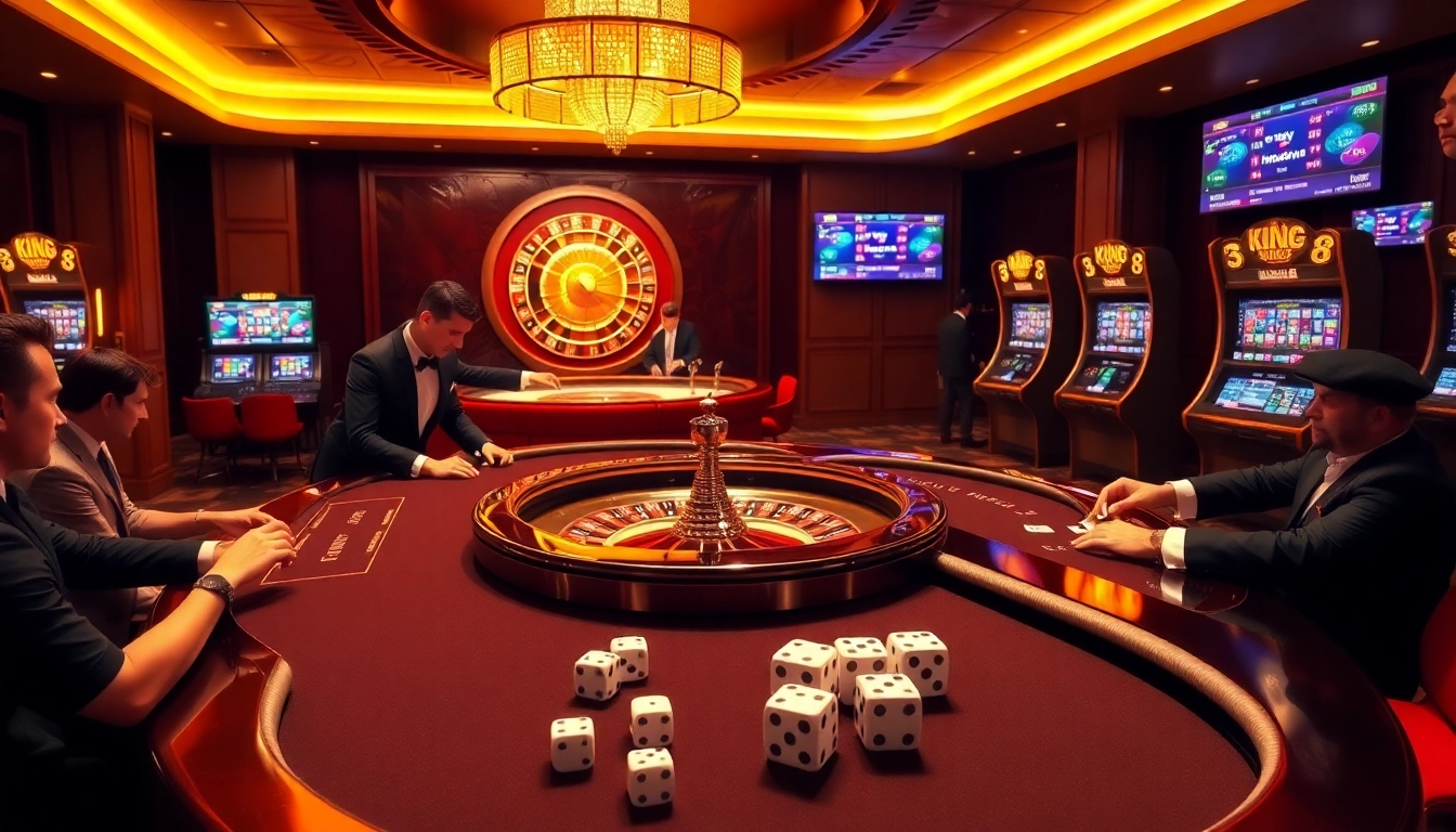 Experience high-stakes excitement at Trang chủ king88 with professional dealers and vibrant casino games.