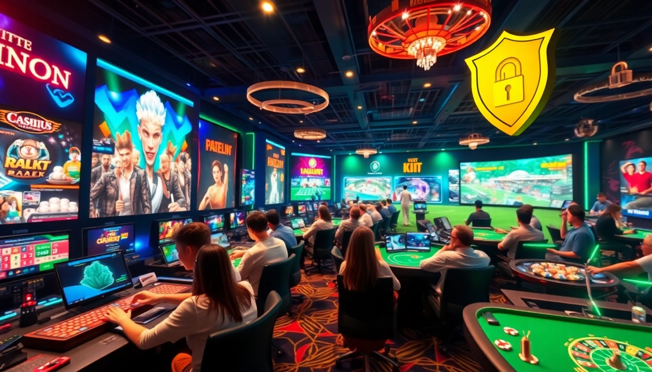 KJC online gaming platform showcasing vibrant casino and sports betting experiences