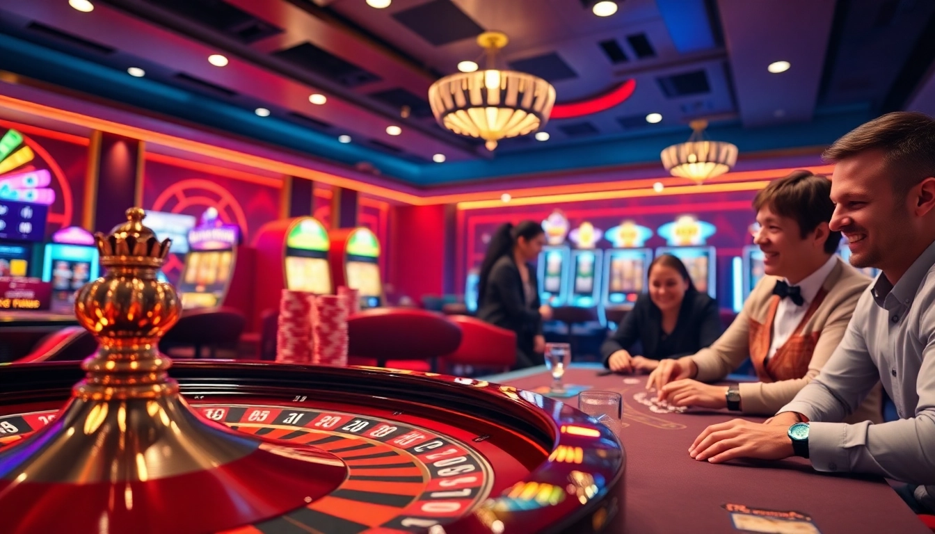 Experience the thrill of online gaming at Goal123 with vibrant slot machines and engaging roulette.