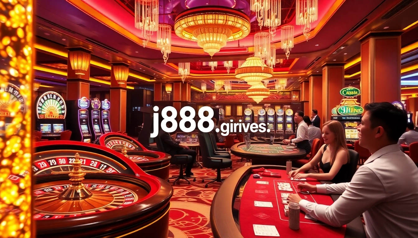 Experience thrilling gaming at https://j88.gives/ with luxurious casino tables and vibrant slots.