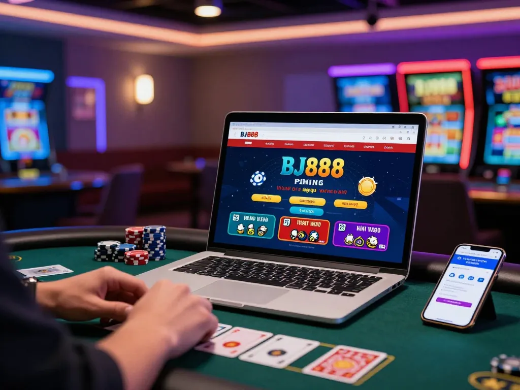 BJ888 online gambling platform showcasing exciting games and user-friendly interface