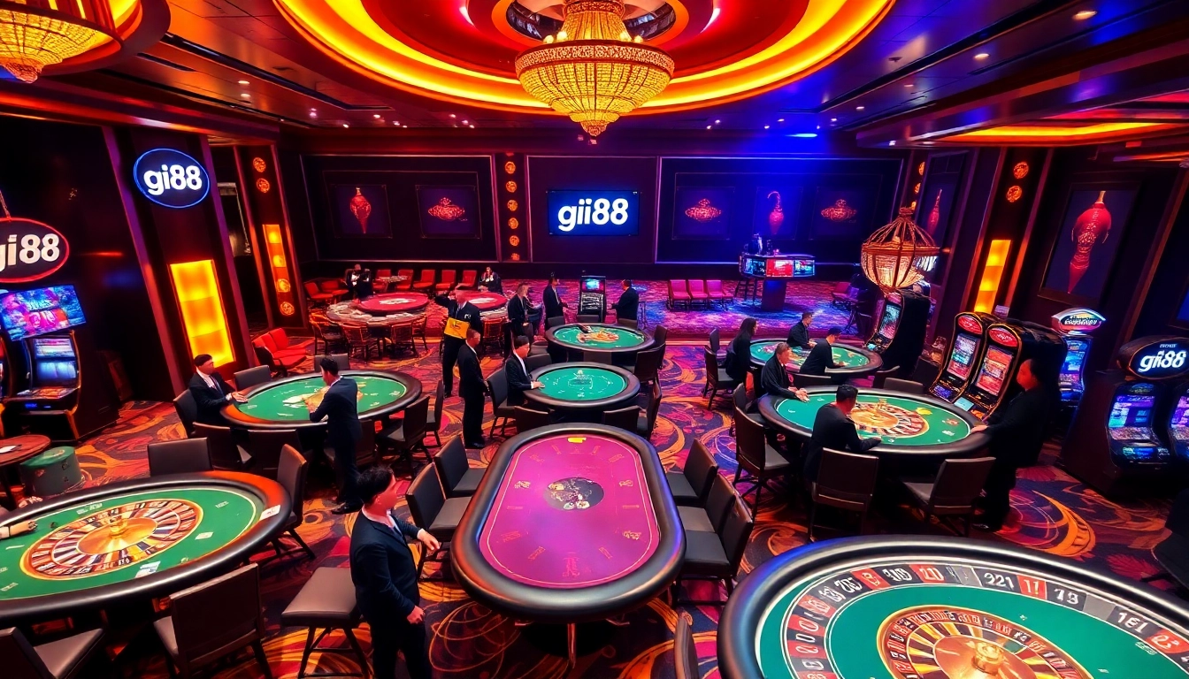 Experience thrilling gameplay at gi88 online casino with vibrant tables and exciting betting action.